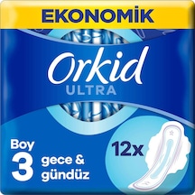 Orkid Ultra Gece Hijyenik Ped Gece 12'li