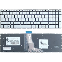 HP Uyumlu 15s-fq1002nt, 15s-fq5020nt Klavye Işıklı (Gümüş)