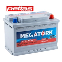Megatork 12v 72ah 600a Standart Akü