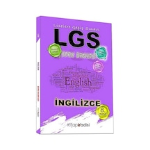 8. Sınıf İngilizce LGS Soru Bankası- Kitap Vadisi Yayınları