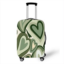 Yeşil Seyahat Bavul Koruyucu Kapak Bagaj Çantası Seyahat Aksesuarları Elastik Bagaj Tozluk 18''-32'' Bavul İçi