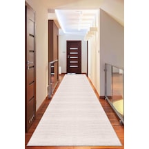 Viva Home Kaymaz Tabanlı Makinede Yıkanabilir Sade Kesme Rulo Yolluk Ar579, Bej, 60 X 100 Çok Renkli