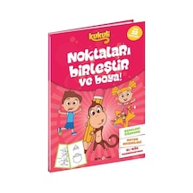 Kukuli - Noktaları Birleştir ve Boya! Pembe Kapak- Beta Kids