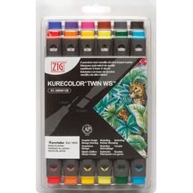 Zig Kurecolor Twin Ws Marker Kc3000N 12Li Set 12B1