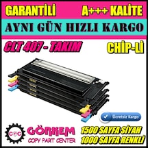 Samsung Clx3185Fw Toner Uyumlu Takım / Clt-K407S