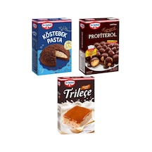Dr. Oetker Profiterol-köstebek Pasta-trileçe 3 Lü Set