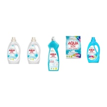 Aquabor Doğal Mineralli Sıvı Beyaz + Sıvı Beyaz + Elde Bulaşık + 4 Kg Renkliler + Sıvı Renkliler 5 Li Set 15726652
