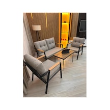 Yaren Model, Balkon, Bahçe, Cafe, Metal Koltuk Takımı, Bahçe Takımı , Çay Seti, 2+1+1+sehpa