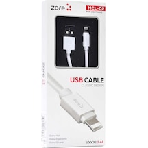 Teknocep Beyaz Mcl-02 Lightning Usb Kablo