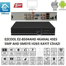 KAYIT CİHAZI EZCOOL EZ-8508AHD 8KANAL 4SES 5MP 1HDD AHD XMEYE