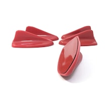 Seat Cordoba Uyumlu Balık Sırtı Mini Süs Anten Kırmızı 5'li Fs