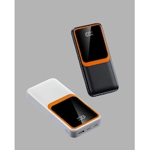 Buğz 10.000 Mah Bataryalı, Dijital Göstergeli Taşınabilir Powerbank - Buğz Çok Renkli