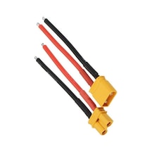Xt90 Erkek Dişi Lipo Pil Şarj Kablosu 15 Cm 2,5mm Siaf Silikon Kablolu