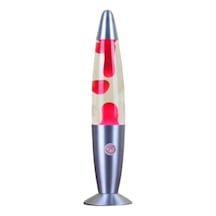 Dekoratif Ev Hediyesi Büyük Boy Lav Lambası Lava Lamp Konsept 41 Cm Kırmızı STR75