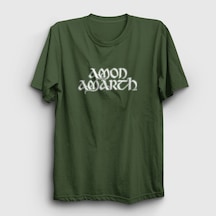 Presmono Unisex Amon Amarth T-shirt Haki