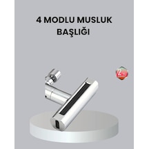 Zenvia Abs Pirinç Alaşımlı Musluk Başlığı 4 Modlu 360 Dönebilen Ve Ekonomik Znv2026 Çok Renkli
