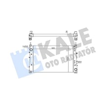 Fiat Linea Motor Radyatoru 1.6 Multijet 2009-2014 Kale 363110