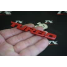 Toyota Turbo Bagaj Krom Metal 3M 3D Bagaj Yazı Logo K (548526206)