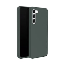 Galaxy S24 Kılıf First Silikon - Koyu Yeşil
