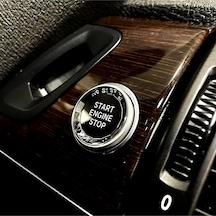 Bmw X5 Serisi E70 Kristal Start Stop Tuşu Mavi 2006-2013