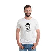 Ouse It'S Not Lupus Baskılı Beyaz Erkek Tshirt