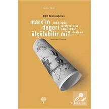 Marx'ın Değeri Ölçülebilir Mi? - Yiğit Karahanoğulları - Yordam Kitap