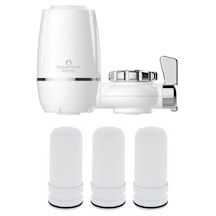 Greentech Water Seramik Filtreli Musluk Ucu Arıtıcı / 3 Adet Seramik Filtreli Kartuş / GW-D02P2
