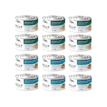 Molly 2 Çeşit Karma Sterilised Kısır Kedi Konservesi 85 Gr. X 12 Adet