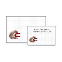 Kareli Mıknatıslı Yüzey Yazı Tahtası