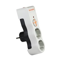 Tunçmatik Enerji Koruma Prizi Powersurge 2'li Beyaz 525 Joule Tsk5080 0