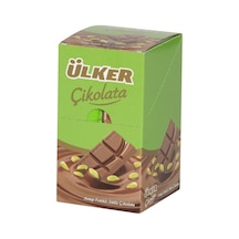 Antep Fıstıklı Sütlü Baton Çikolata - 30 Gram - 12 Adet
