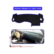 Nissan Primera P11 1996-2000torpido Koruma Halısı Mavi Kenar