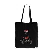 Ducati Monster Siyah Kanvas Bez Çanta