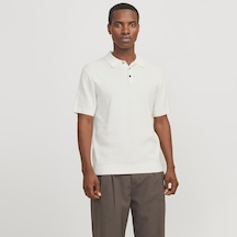 Jack & Jones Cooper Erkek Beyaz Polo Tişört 12271483-cd Beyaz