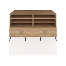 Kronos Konsol 6 Raflı 2 Çekmeceli 176x59x99 Çam-çam Çam-çam