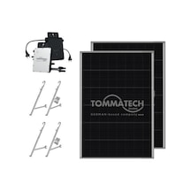Tommatech 300we 2x240wp Mikro İnverter Balkon Güneş Paneli Paketi