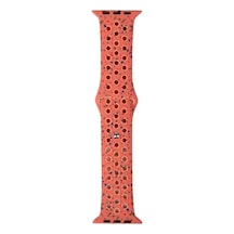 Watch 7 45mm Krd-02 Yeni Seri Suya Dayanıklı Delikli Renkli Silikon Kordon