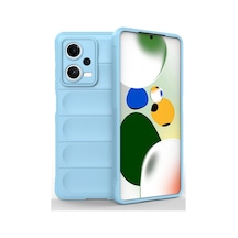Muratech Newface Xiaomi Poco X5 5g Kılıf Optimum Silikon - Sky Blue