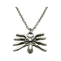 Gotik Gothic Örümcek Figürlü Unisex Kolye Güç, Gizem Ve Karanlık Zarafetin Simgesi Çok renkli