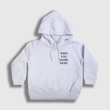 Presmono Unisex Çocuk Wish Astroworld Travis Scott Kapüşonlu Sweatshirt Beyaz