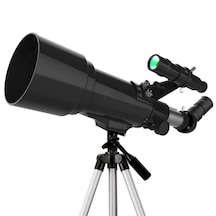 Nikula 400x70mm Açıklıklı Refrakter Teleskoplar 15x 150x , Telefon Adaptörlü Reflex