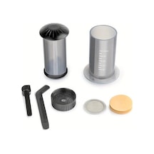 Xuweiwei Gri Espresso Kahve Makinesi Tasinabilir Cafe French Press Filtreli Kagit Seti Kahve Demligi