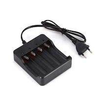 Şarj Edilebilir Lityum 18650 Piller İçin 4 Bölmeli Pil Şarj Cihazı, İyi Kalitede, Ters Şarj Önleme Fonksiyonu Ve İyi