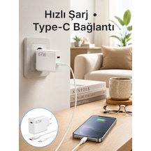 Northcity 67 Watt Akıllı Hızlı Şarj Aleti Poco F2 F3 F4  - Qc 5.0 & Turbo Güç