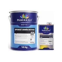 Pamukkale 4530 Solventli Epoksi Zemin Boyası 21 Kg Ral 1013 İnci Beyazı