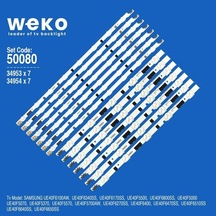 Wkset-5080 34953x7 34954x7 D2ge-400s 14 Adet Led Bar Fiber Tabanlı Tvnizi Açıp İçindeki Led Barla Birebir Aynısı Olduğunu Görmeden Almayınız. Sonrasında İade Almamaktayız.