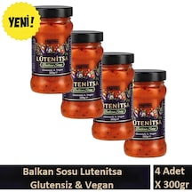 Balkan Sosu Lütenitsa Glutensiz Ve Vegan 4 Adet X 300 Gr