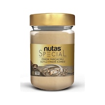 Nutas Special Fındık Parçacıklı Sütlü Fındık Ezmesi - %70 Fındık - 350g Cam Kavanoz