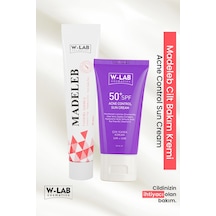 W-Lab Cosmetics Madeleb Krem 40 Ml Ve W-Lab Cosmetics Akne Kontrol Güneş Kremi 50 Ml