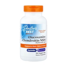 Doctor's Best Glucosamine Chondroitin Msm + Hyaluronic Acid With Optimsm Biocell Collagen 150 Veggie